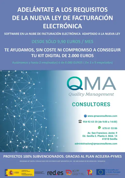El Gobierno aprueba la Ley Crea y Crece, que impone la facturación electrónica en España.