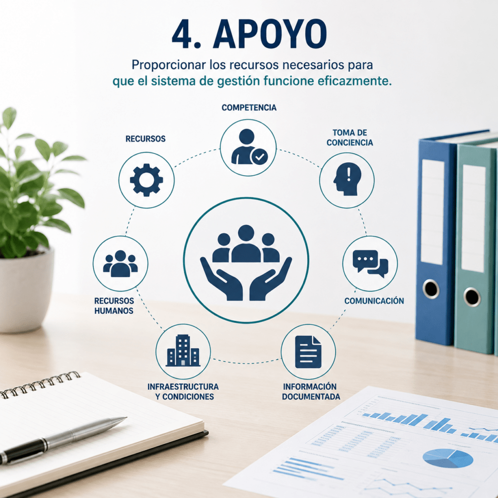 ISO 9001-2026. Apoyo