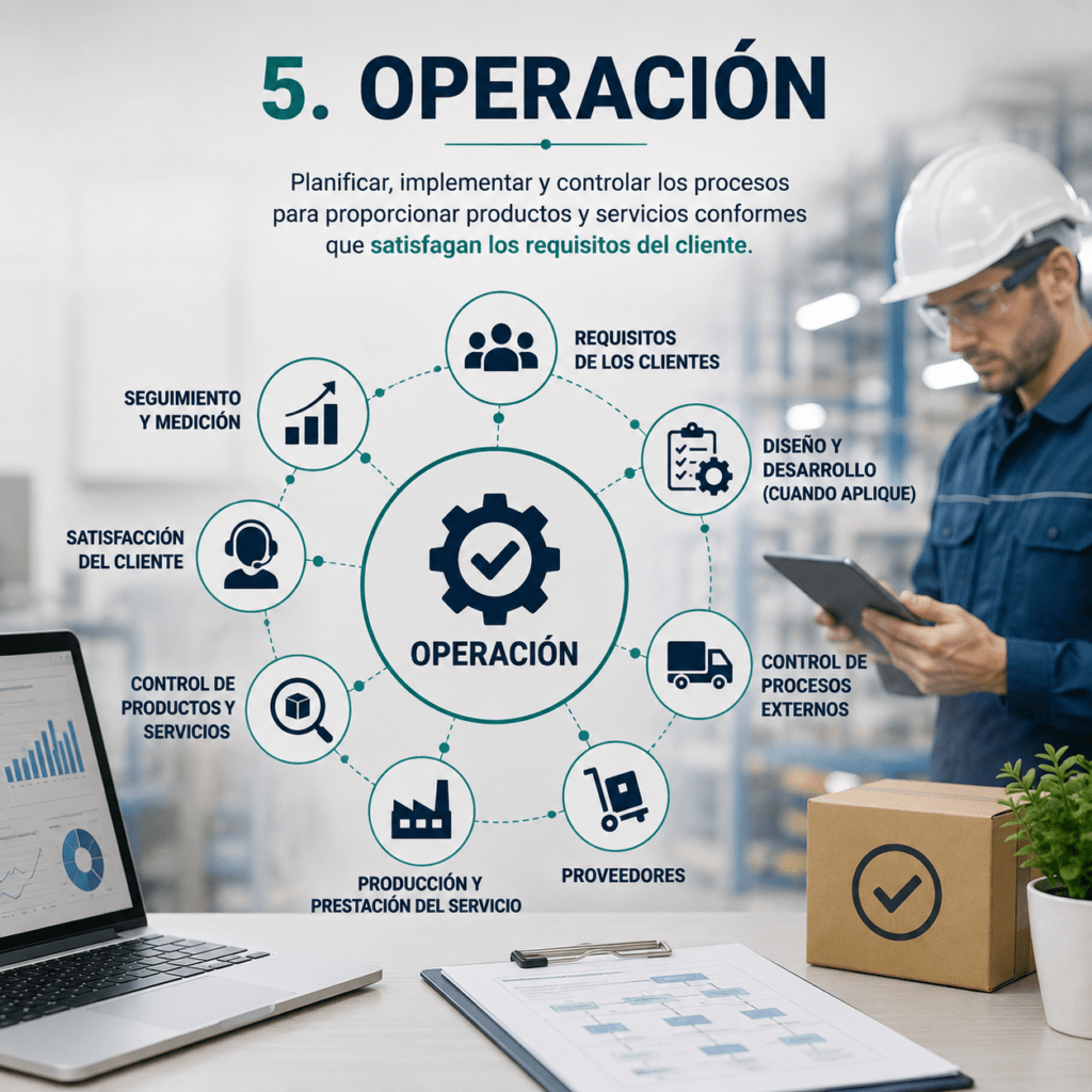 ISO 9001-2026. Operación