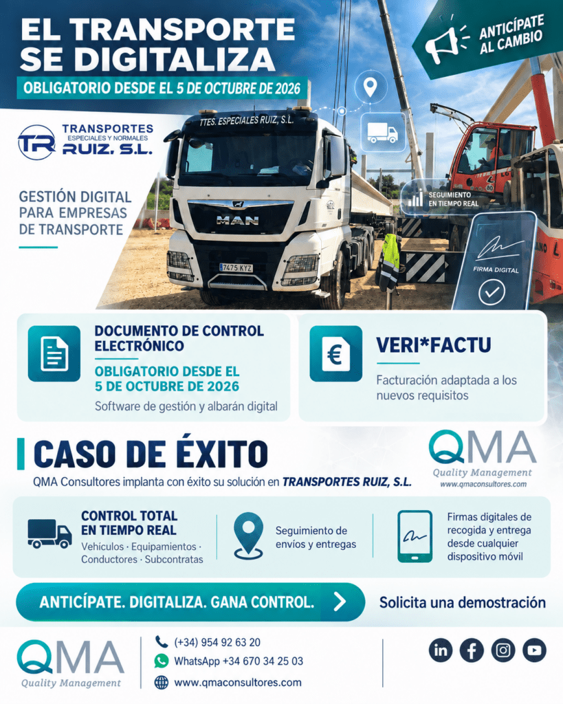 El Albarán digital en España para el Sector transporte es ya una realidad.